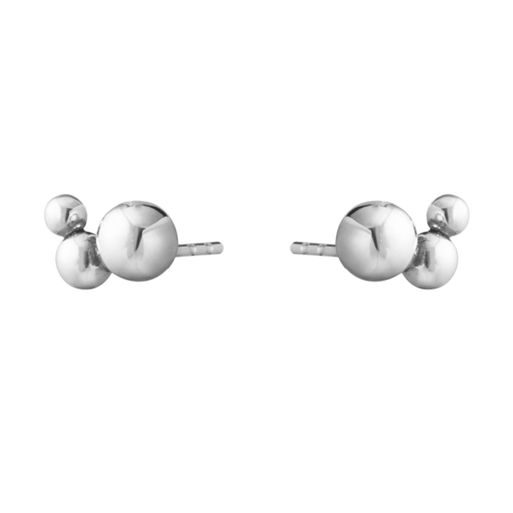 Moonlight Grapes Sterling Silver Stud Earrings