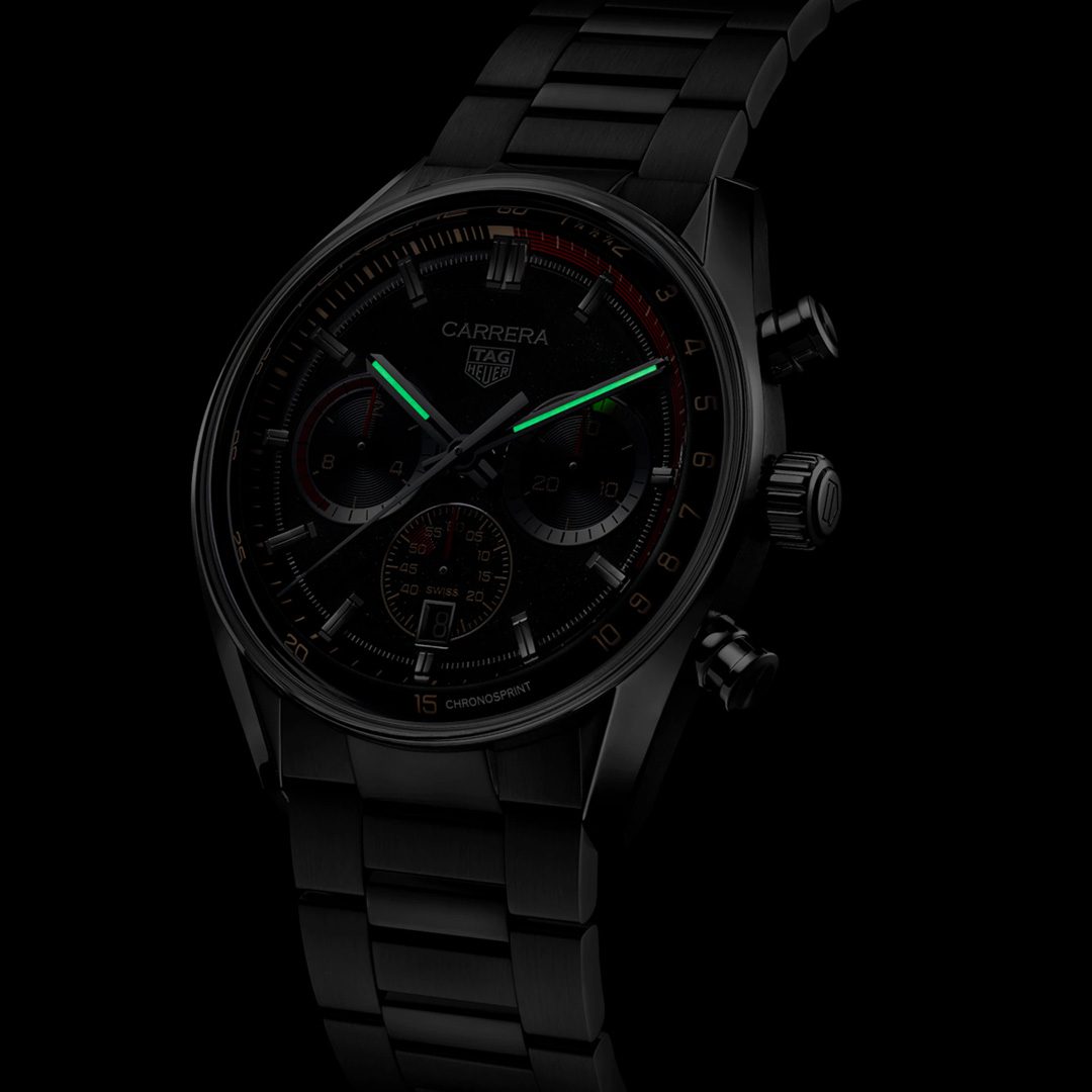 Carrera Chronosprint x Porsche Rallye Automatic 42mm Watch