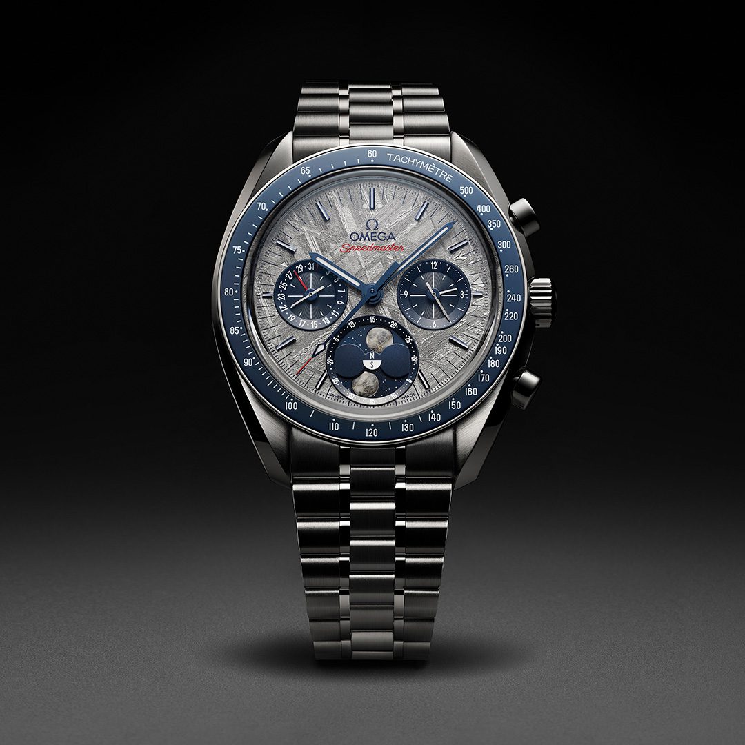 Speedmaster Meteorite Moonphase 43mm Steel Watch