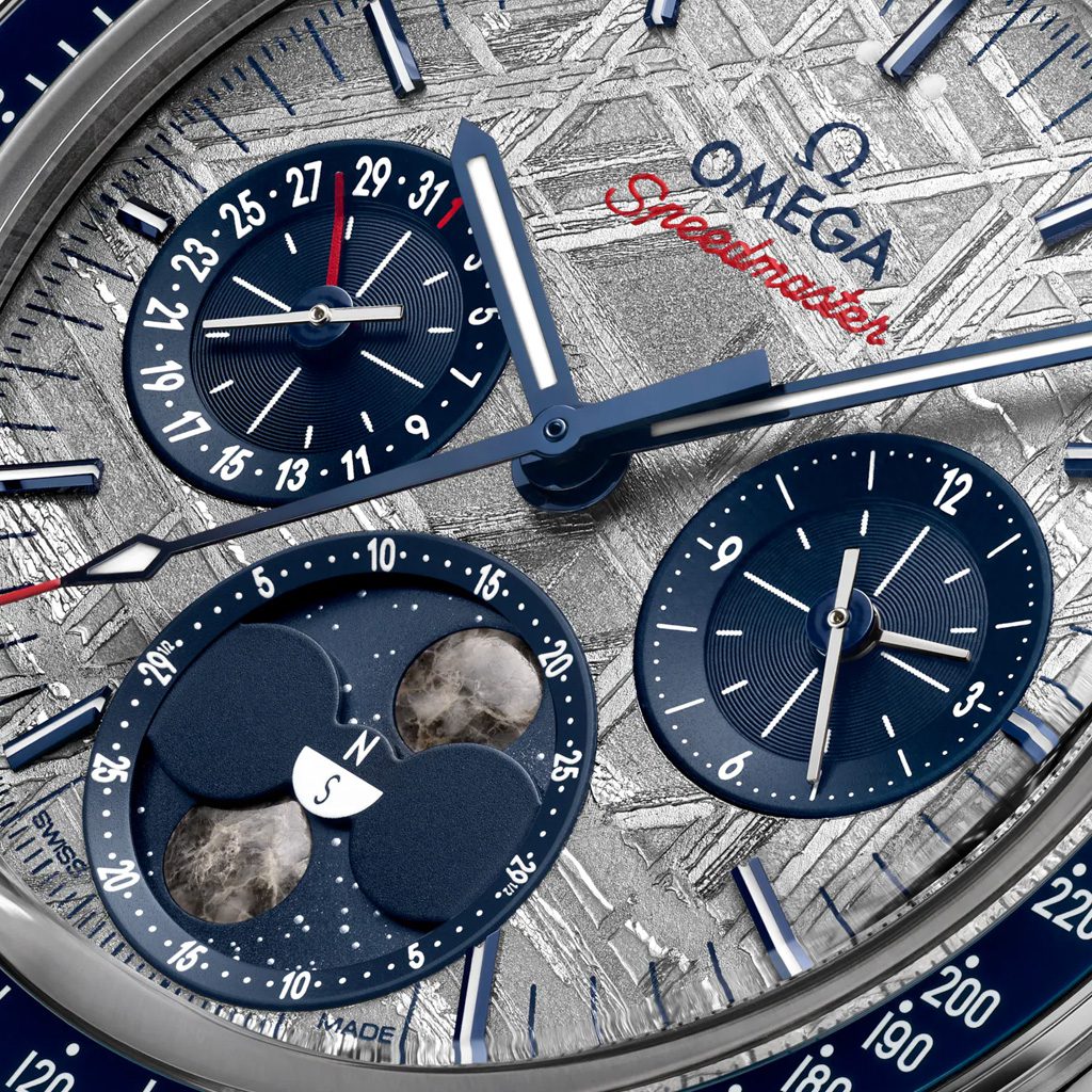 Speedmaster Meteorite Moonphase 43mm Steel Watch