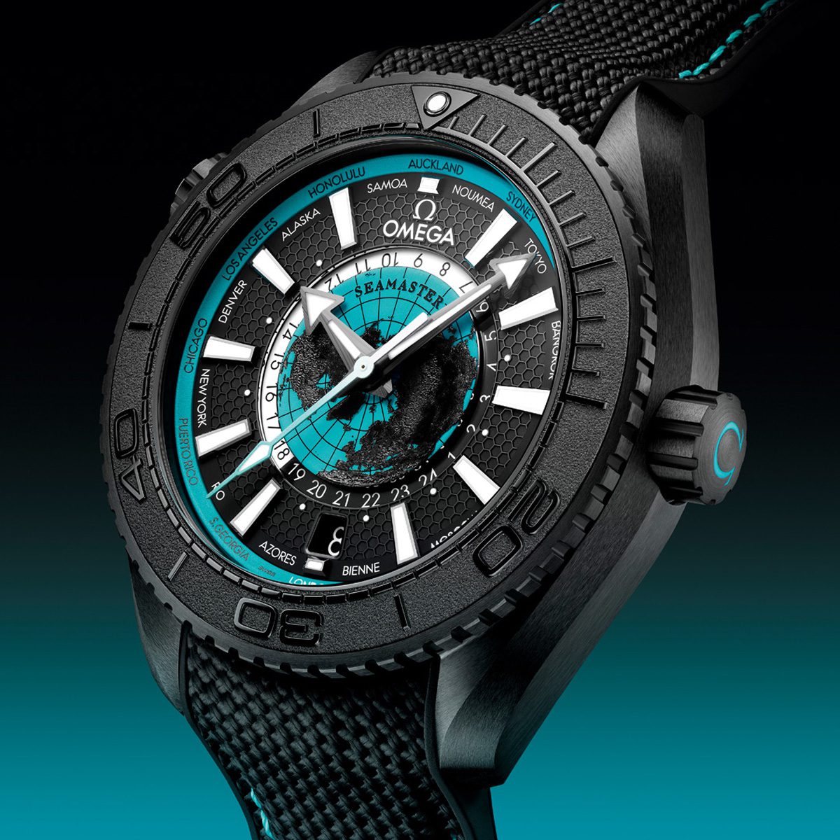 Seamaster Planet Ocean Worldtimer 45.5mm Watch