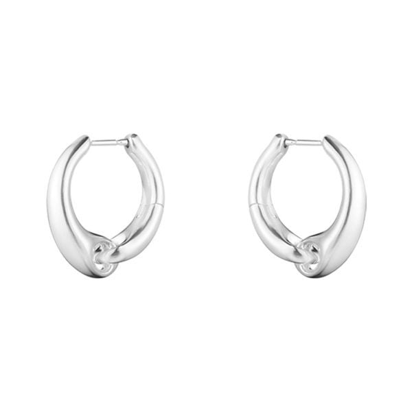 Reflect Silver Hoop Earrings