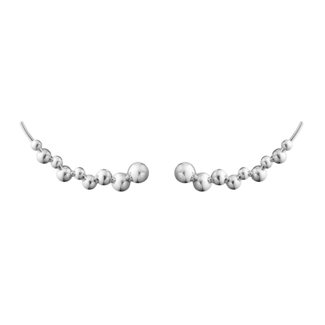 Moonlight Grapes Sterling Silver Ear Cuffs