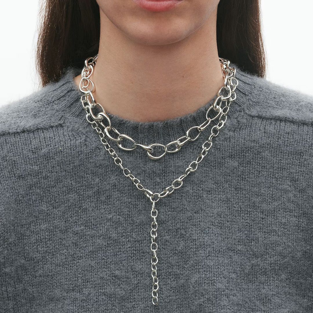 Offspring Silver Link Necklace