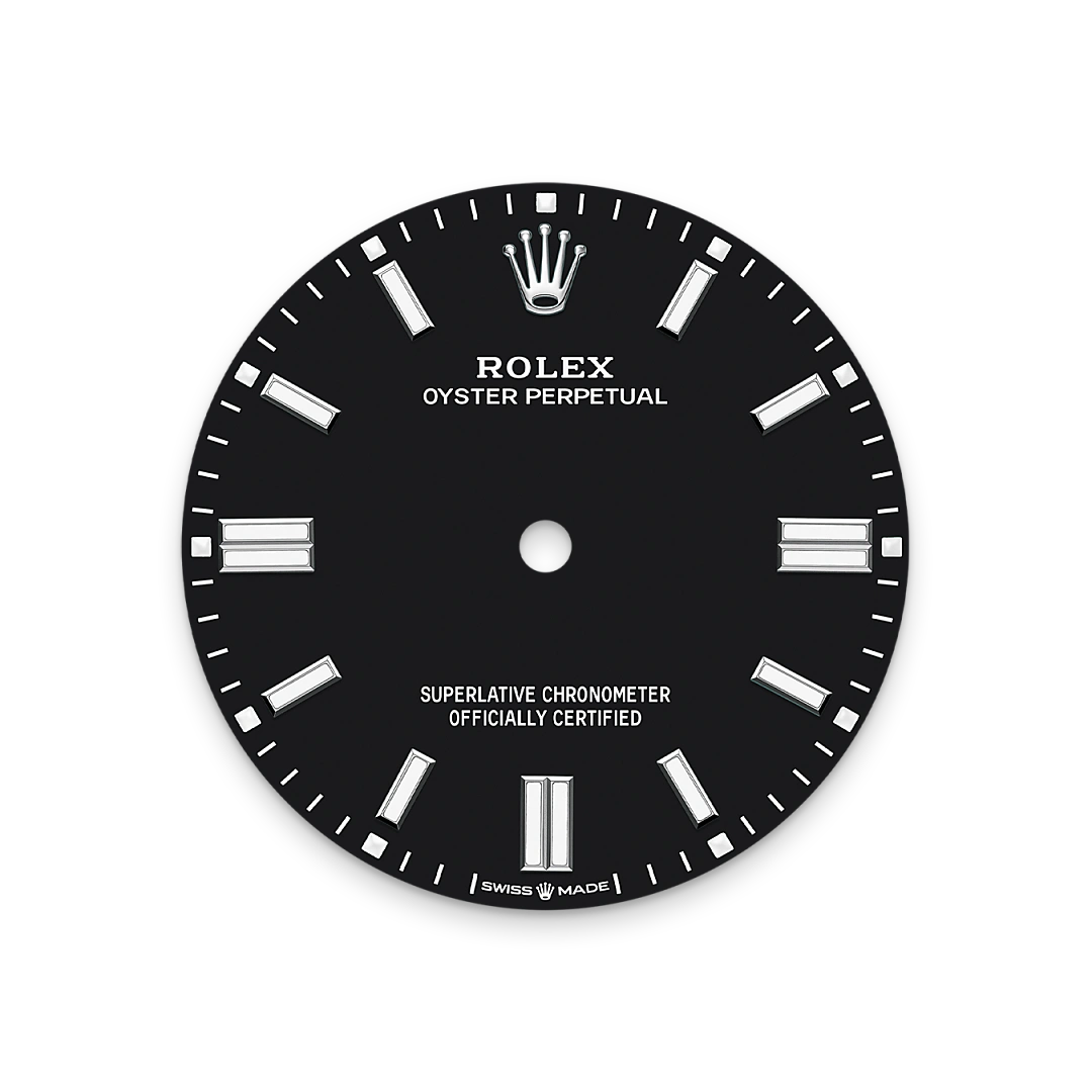 Black dial