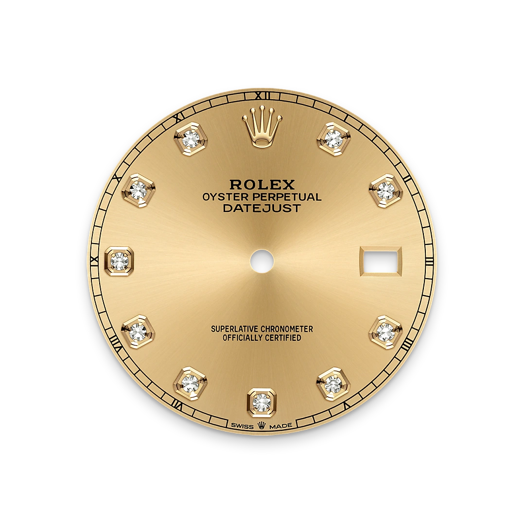 Champagne-colour dial