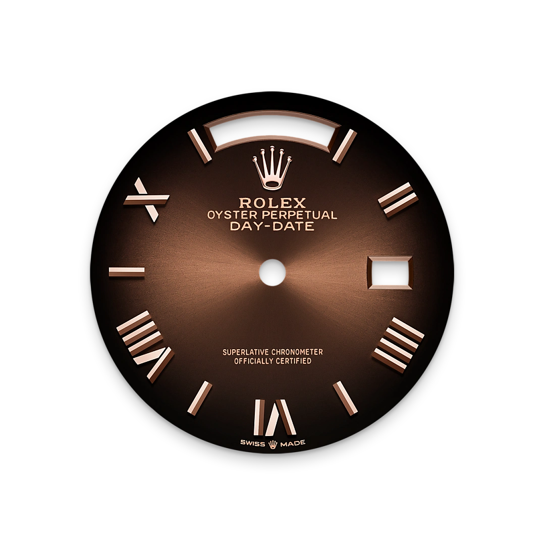 Brown ombré dial
