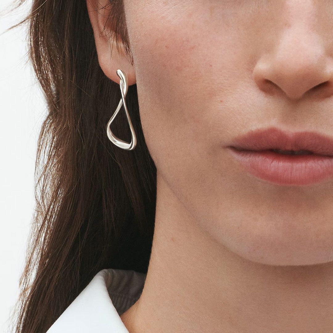 Mercy Sterling Silver Earhoops