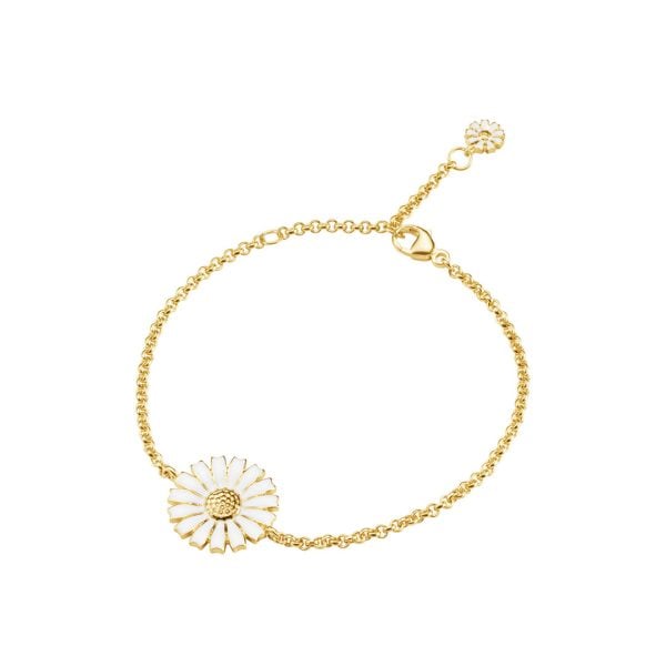 Gold Plated Sterling Silver Daisy Pendant