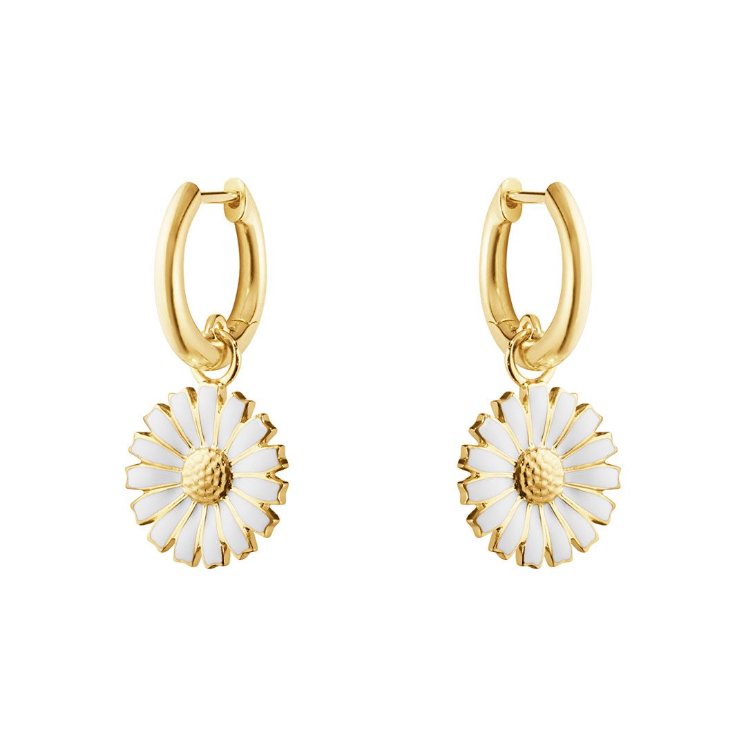 Gold Plated Sterling Silver Daisy Pendant