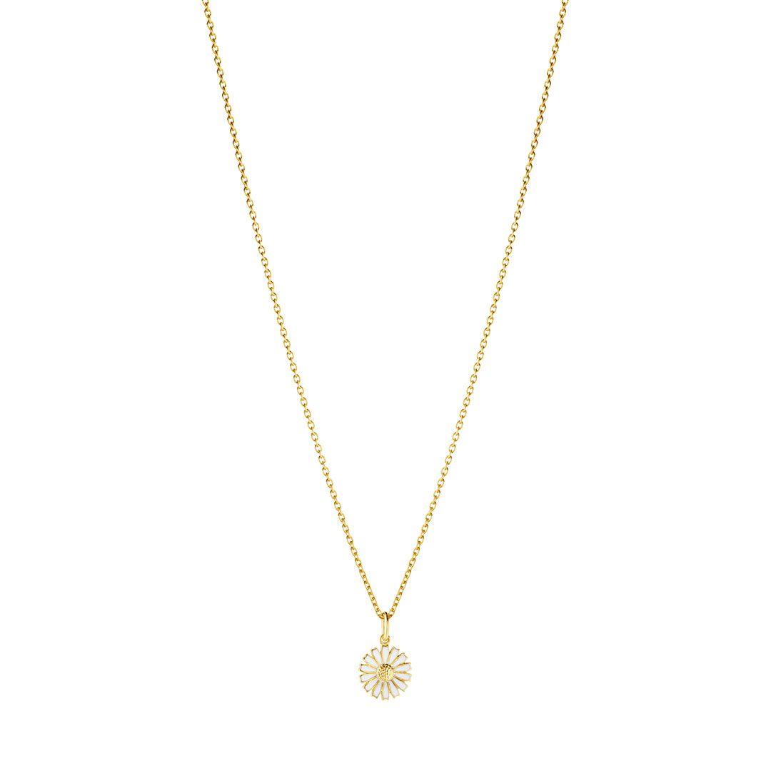 Gold Plated Sterling Silver Daisy Pendant