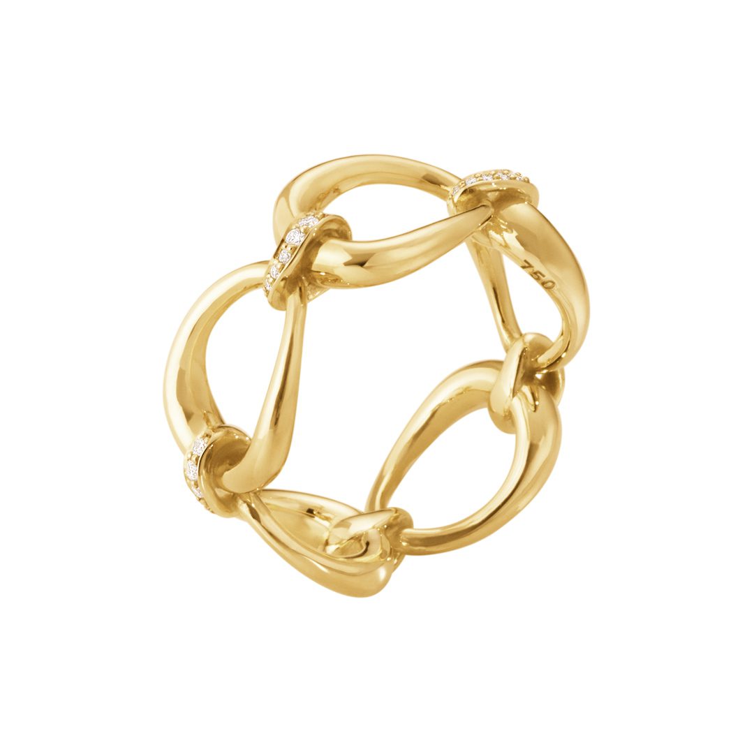 Offspring Yellow Gold & Diamond Ring