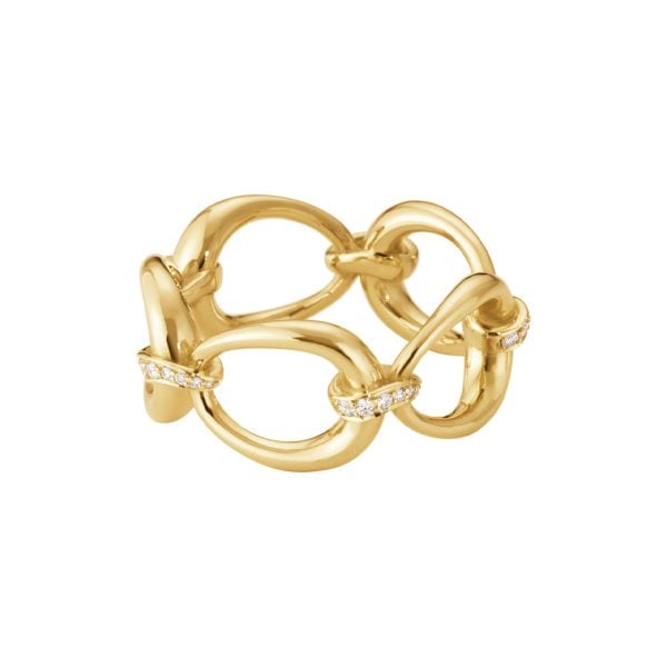 Offspring Yellow Gold & Diamond Ring