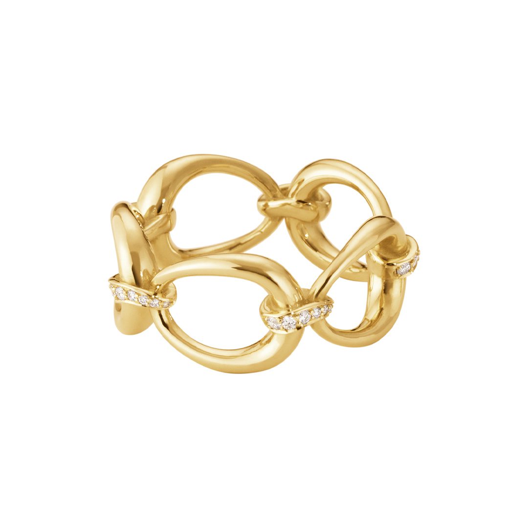 Offspring Yellow Gold & Diamond Ring