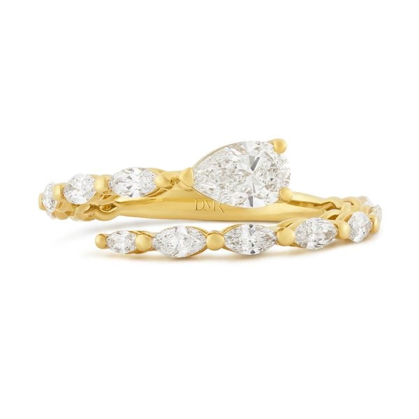 Cleo Yellow Gold Diamond Dress Ring