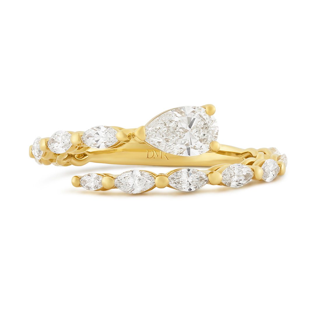 Cleo Yellow Gold Diamond Dress Ring