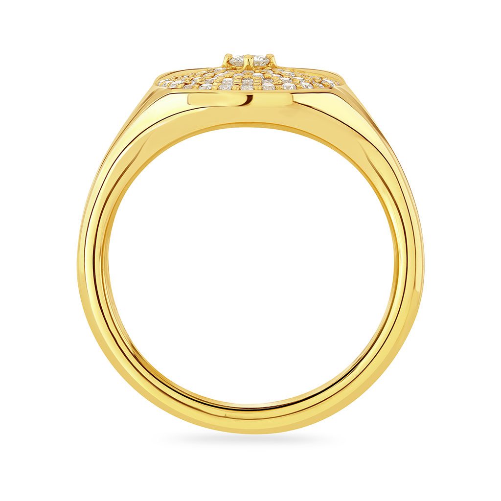 Alba Yellow Gold Diamond Ring