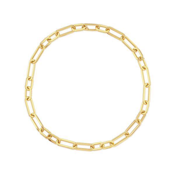 Giallo Yellow Gold Link Necklace