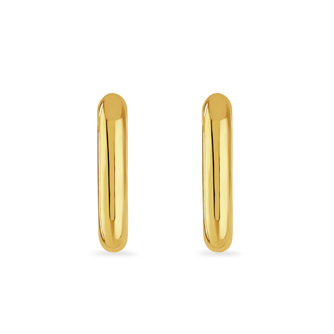 Giallo Yellow Gold Hoop Earrings