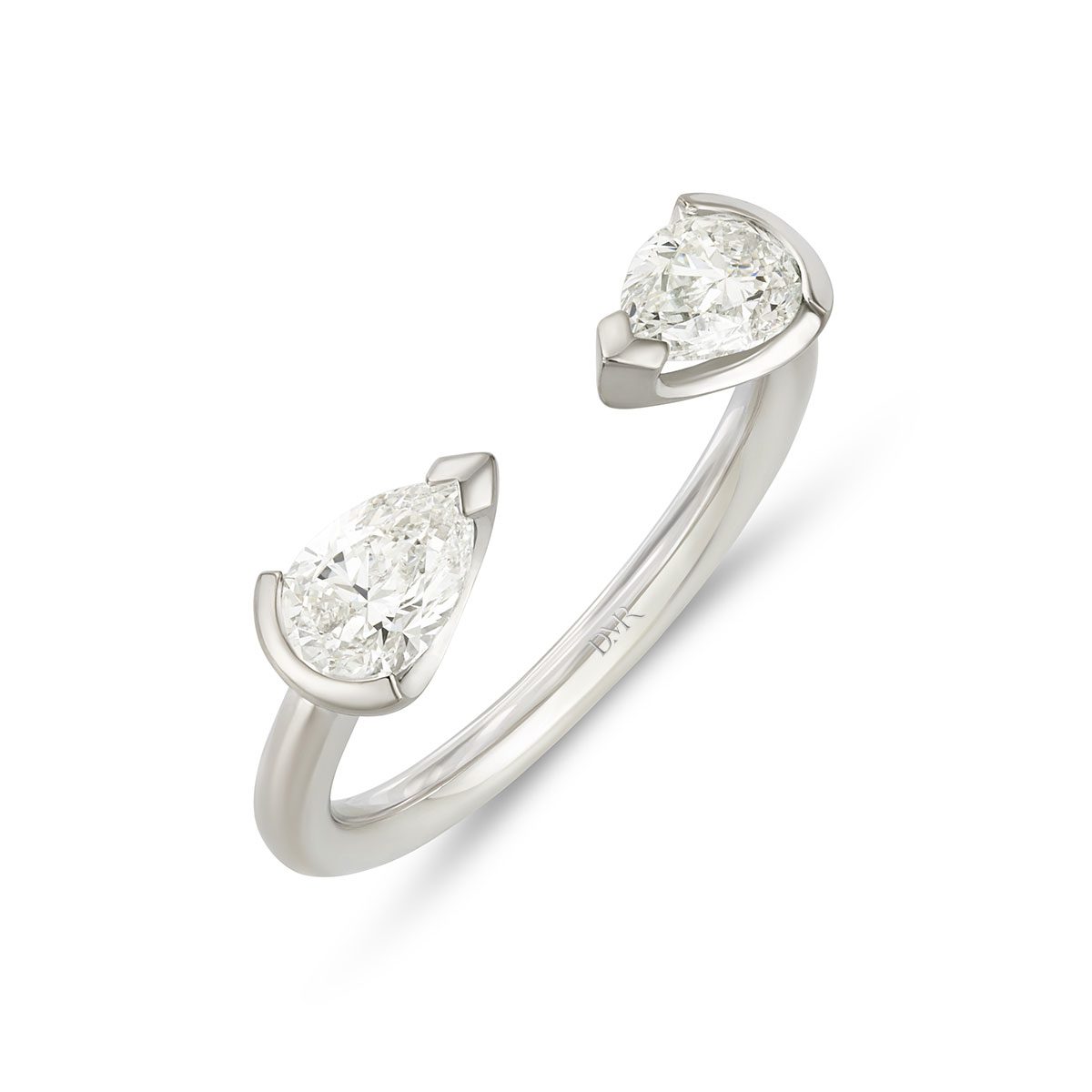 Ditto White Gold Pear Shape Diamond Ring Ditto White Gold Pear Shape Diamond Ring