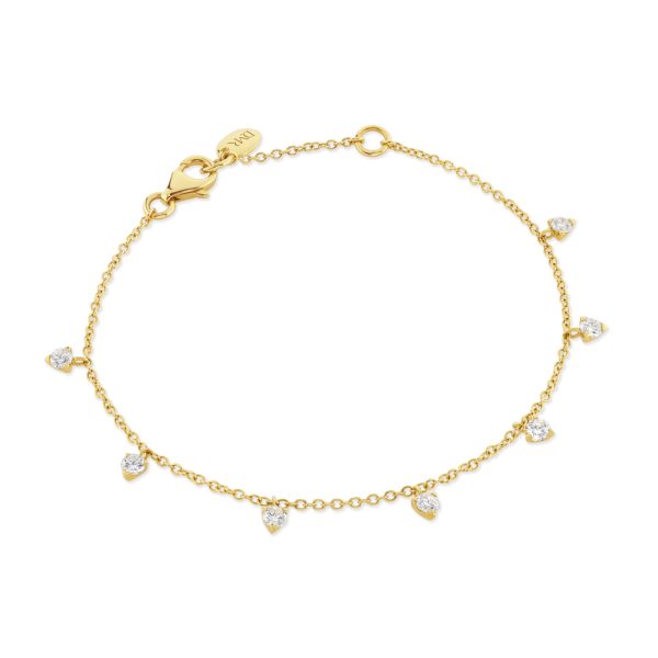 Diamond Classics Yellow Gold Diamond Bracelet
