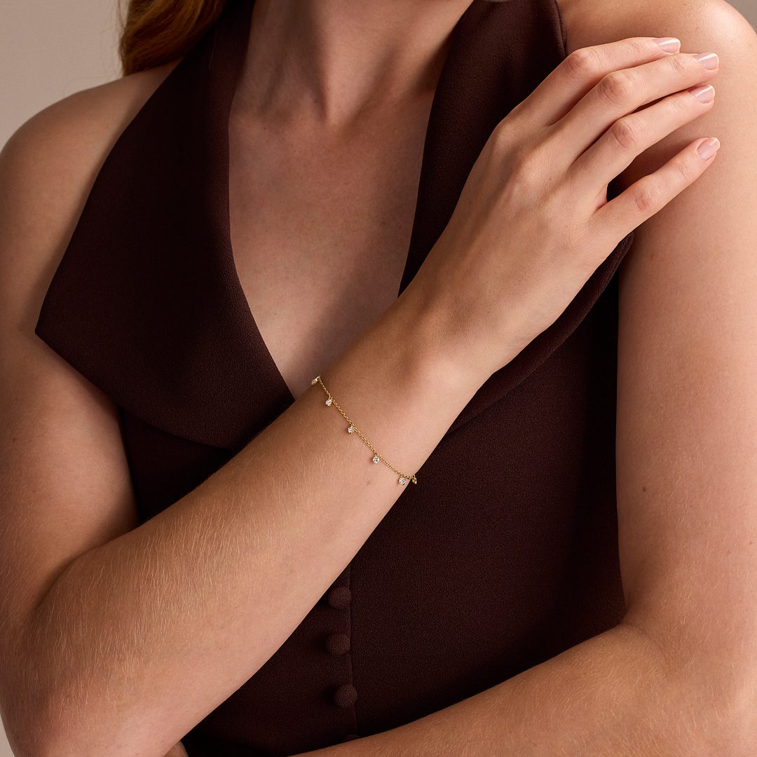 Diamond Classics Yellow Gold Diamond Bracelet