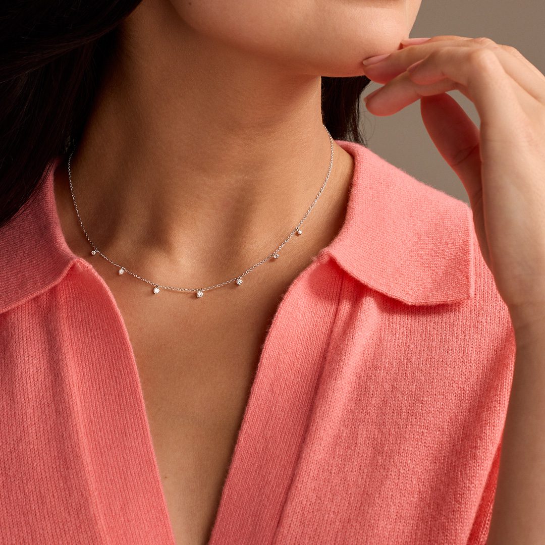 Diamond Classics White Gold Diamond Necklace