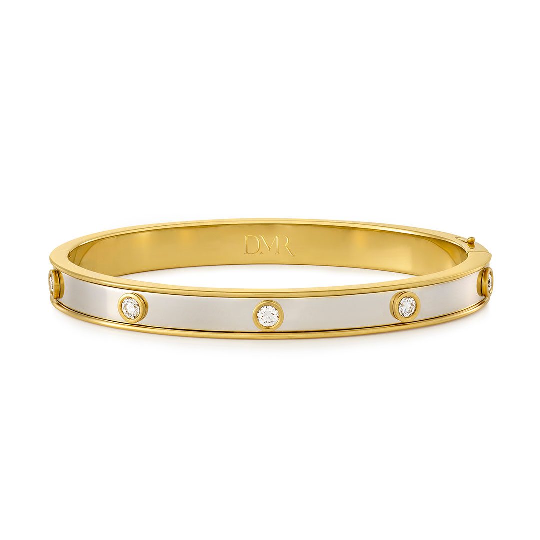Day Diamonds Yellow & White Gold Diamond Bangle Day Diamonds Yellow & White Gold Diamond Bangle