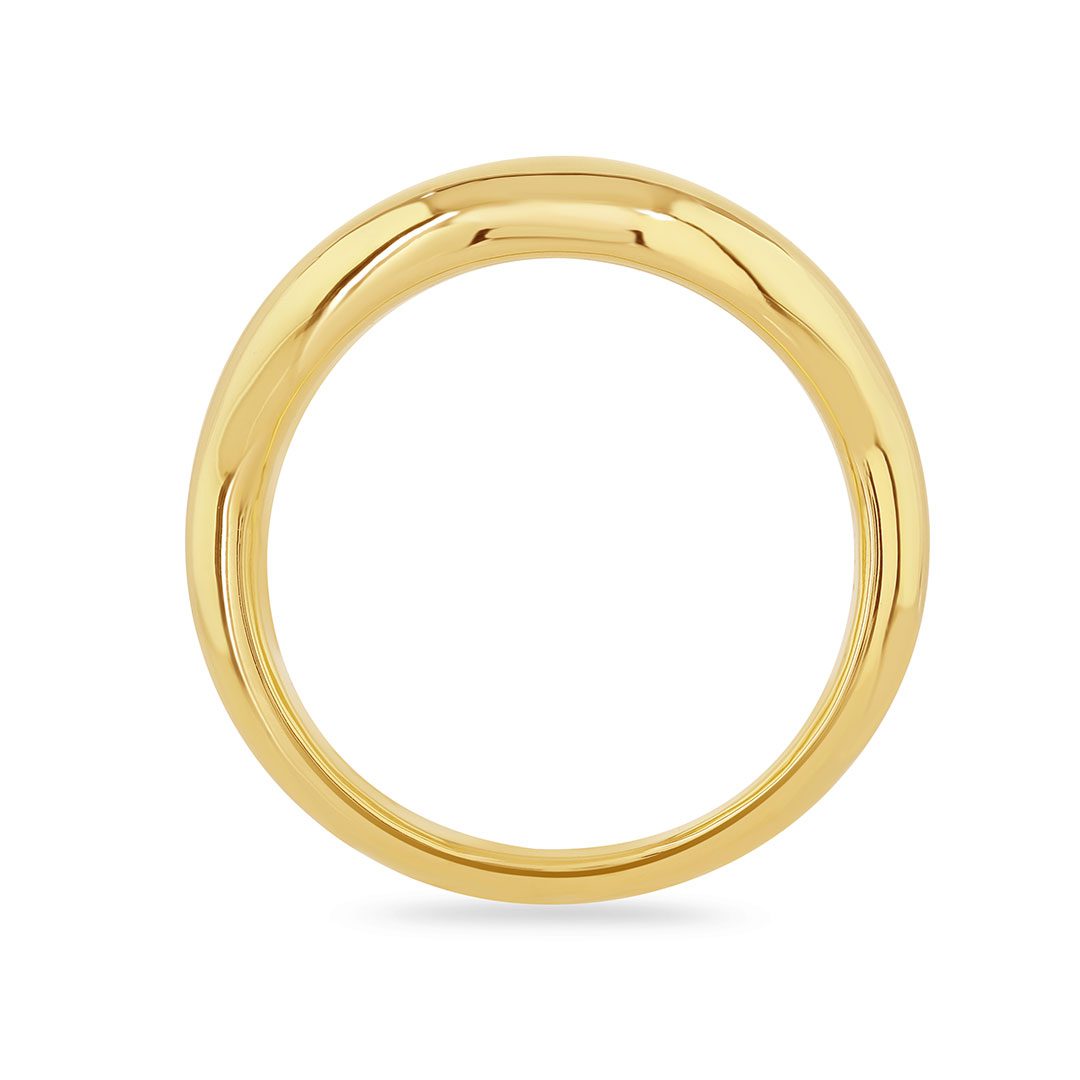 Making Waves Yellow Gold Stacking Ring Making Waves Yellow Gold Stacking Ring