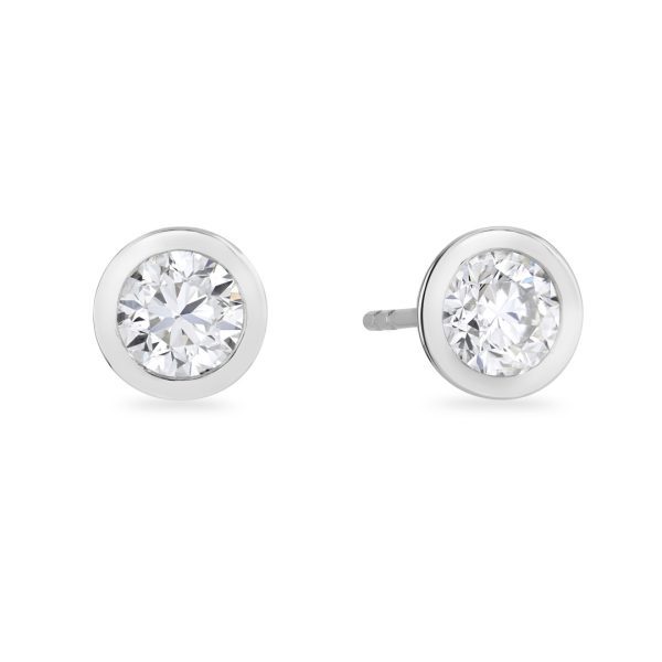 Day Diamonds Platinum Diamond Stud Earrings