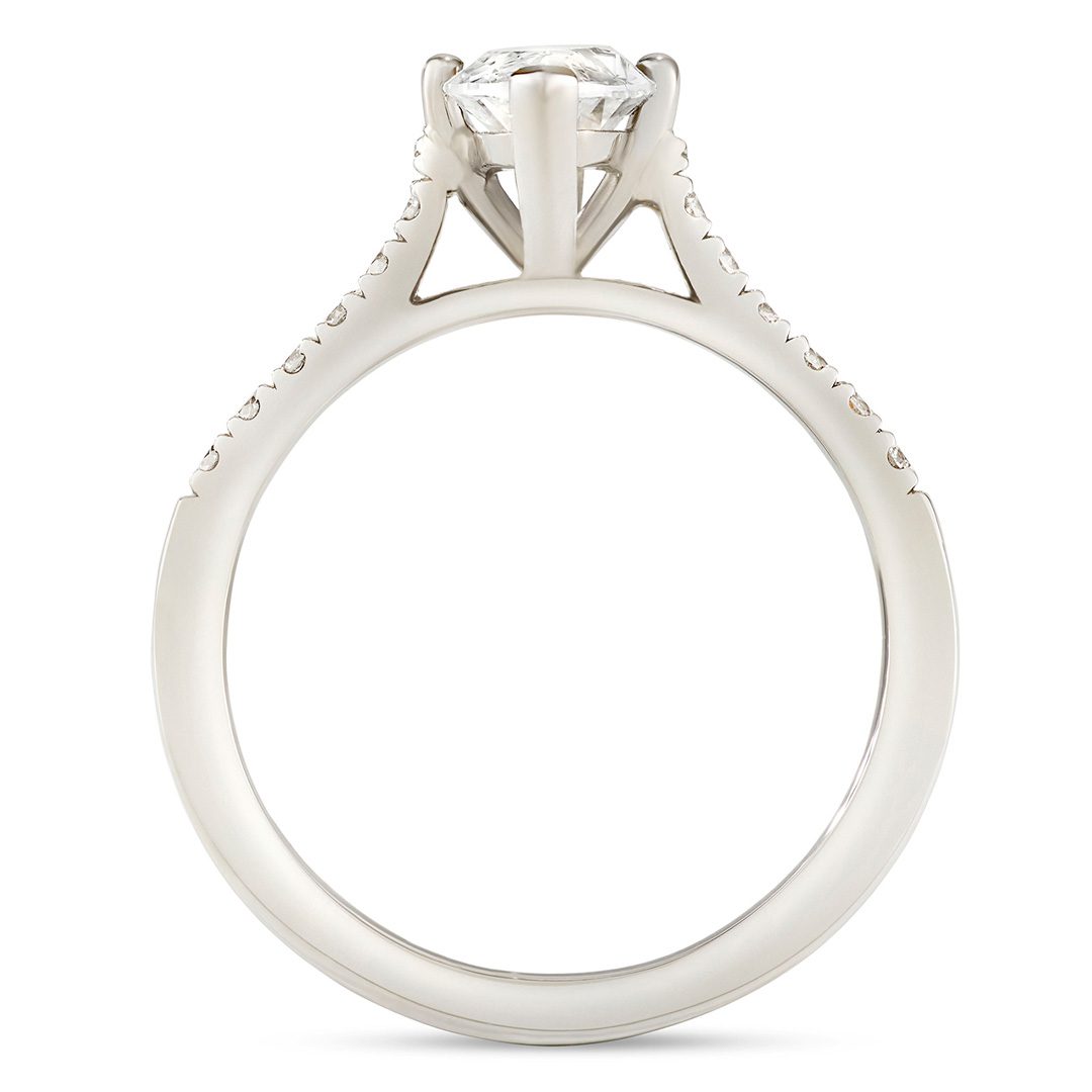 Signature Platinum Marquise Cut Ring