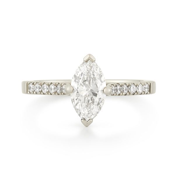 Signature Platinum Marquise Cut Ring