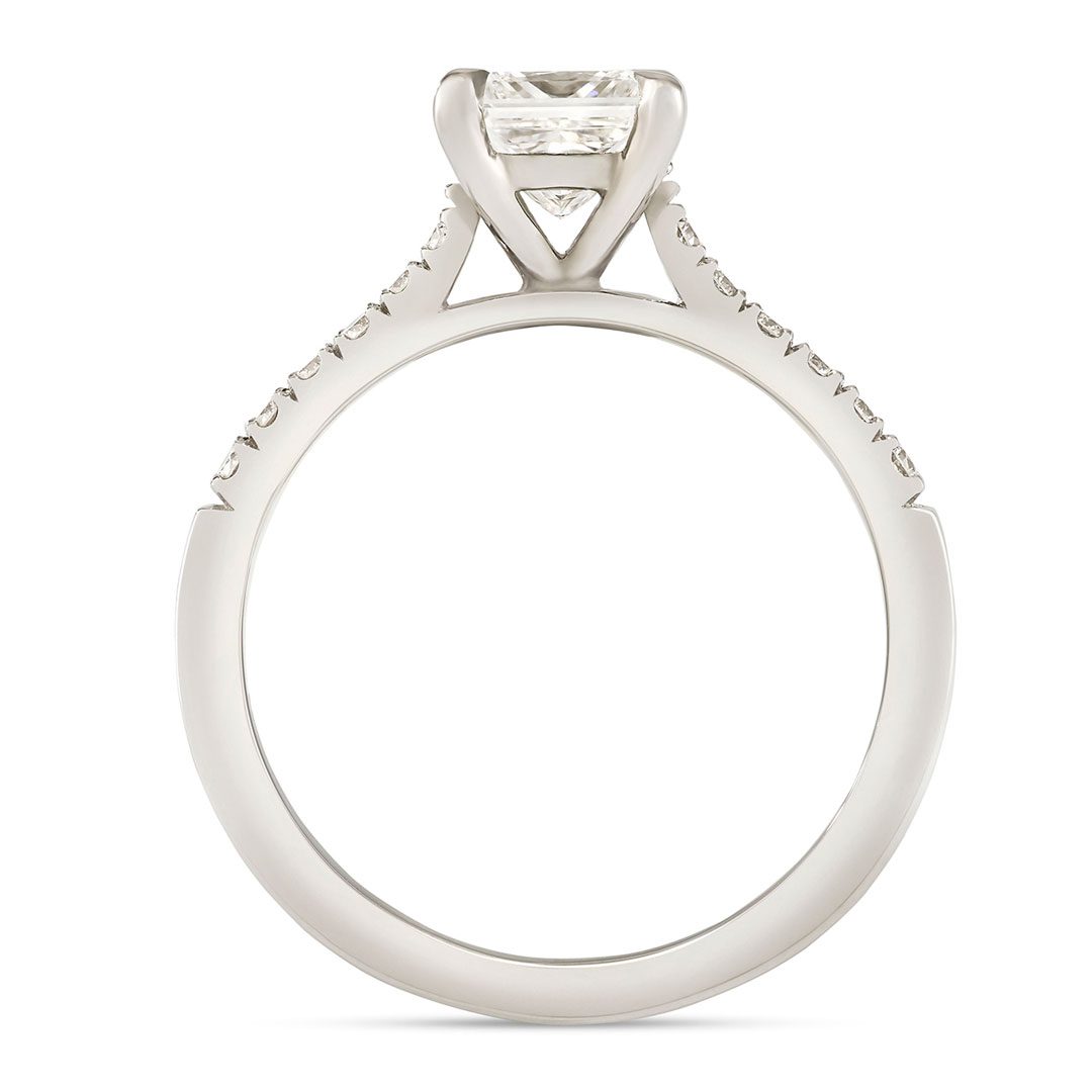 Signature Platinum Princess Cut Diamond Ring Signature Platinum Princess Cut Diamond Ring