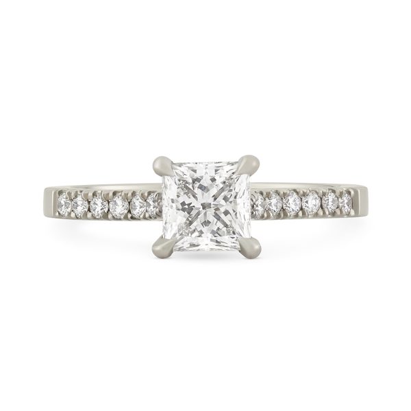 Signature Platinum Princess Cut Diamond Ring