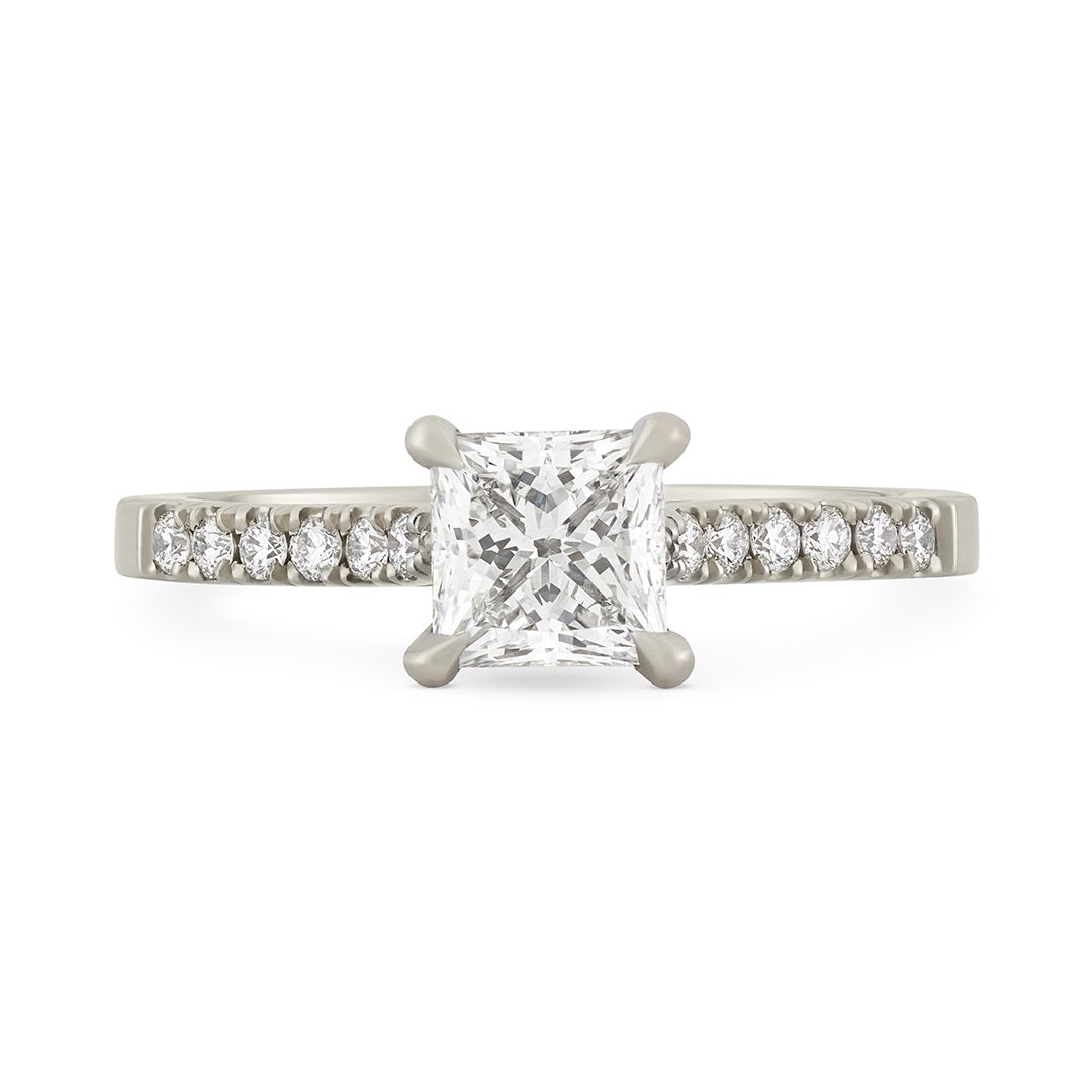 Signature Platinum Princess Cut Diamond Ring Signature Platinum Princess Cut Diamond Ring
