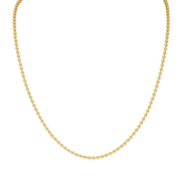 18ct Yellow Gold Ball Chain Necklace