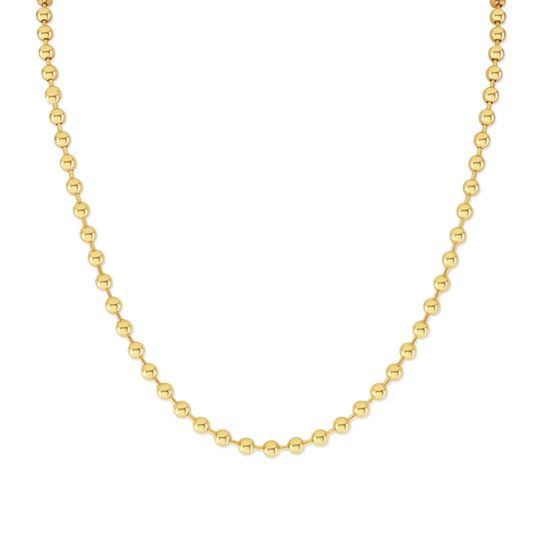 18ct Yellow Gold Ball Chain Necklace