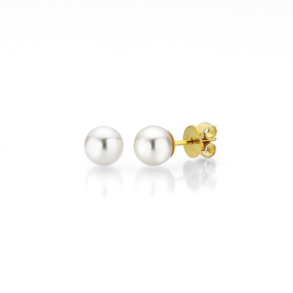 Classic Akoya Pearl Stud Earrings