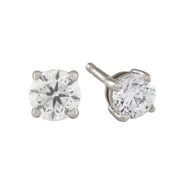 Diamond Classics 18ct White Gold Diamond Stud Earrings Diamond Classics 18ct White Gold Diamond Stud Earrings
