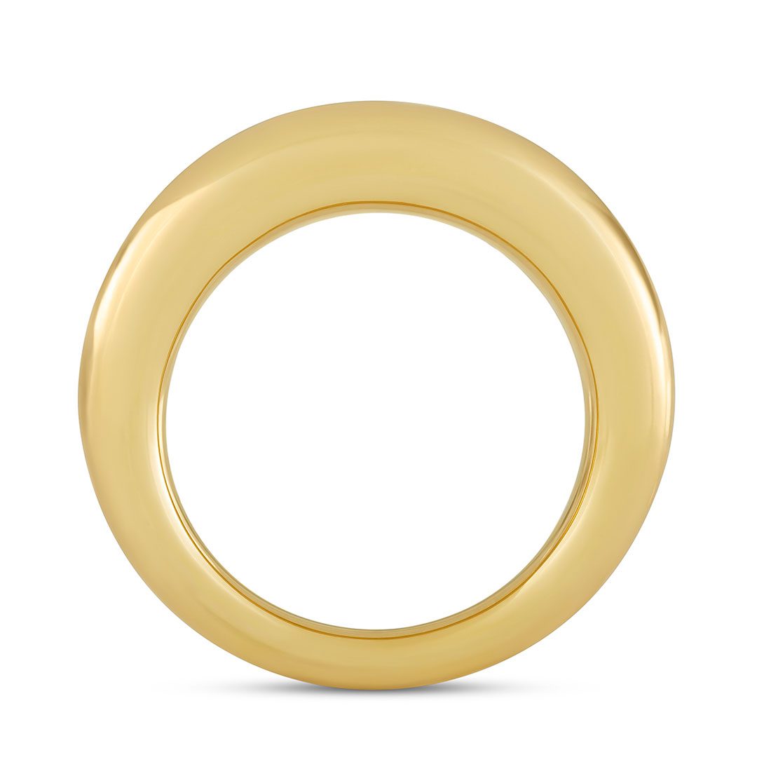 18ct Yellow Gold Domed Ring
