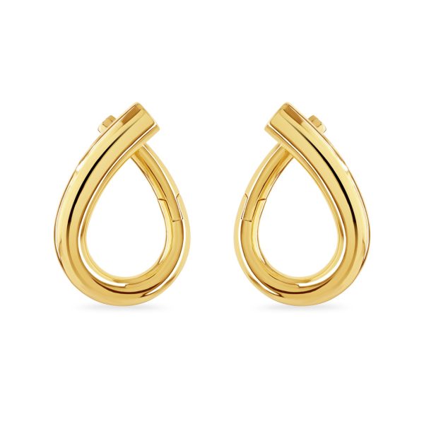 18ct Yellow Gold Hinged Hoop Earrings