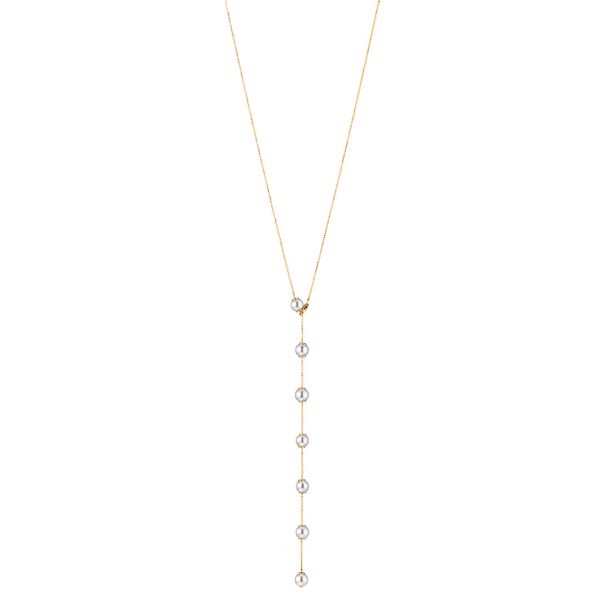 18ct Yellow Gold Akoya Pearl Necklace