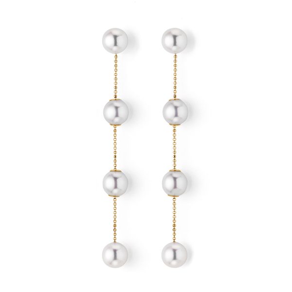 18ct Yellow Gold Akoya Pearl Necklace 18ct Yellow Gold Akoya Pearl Necklace