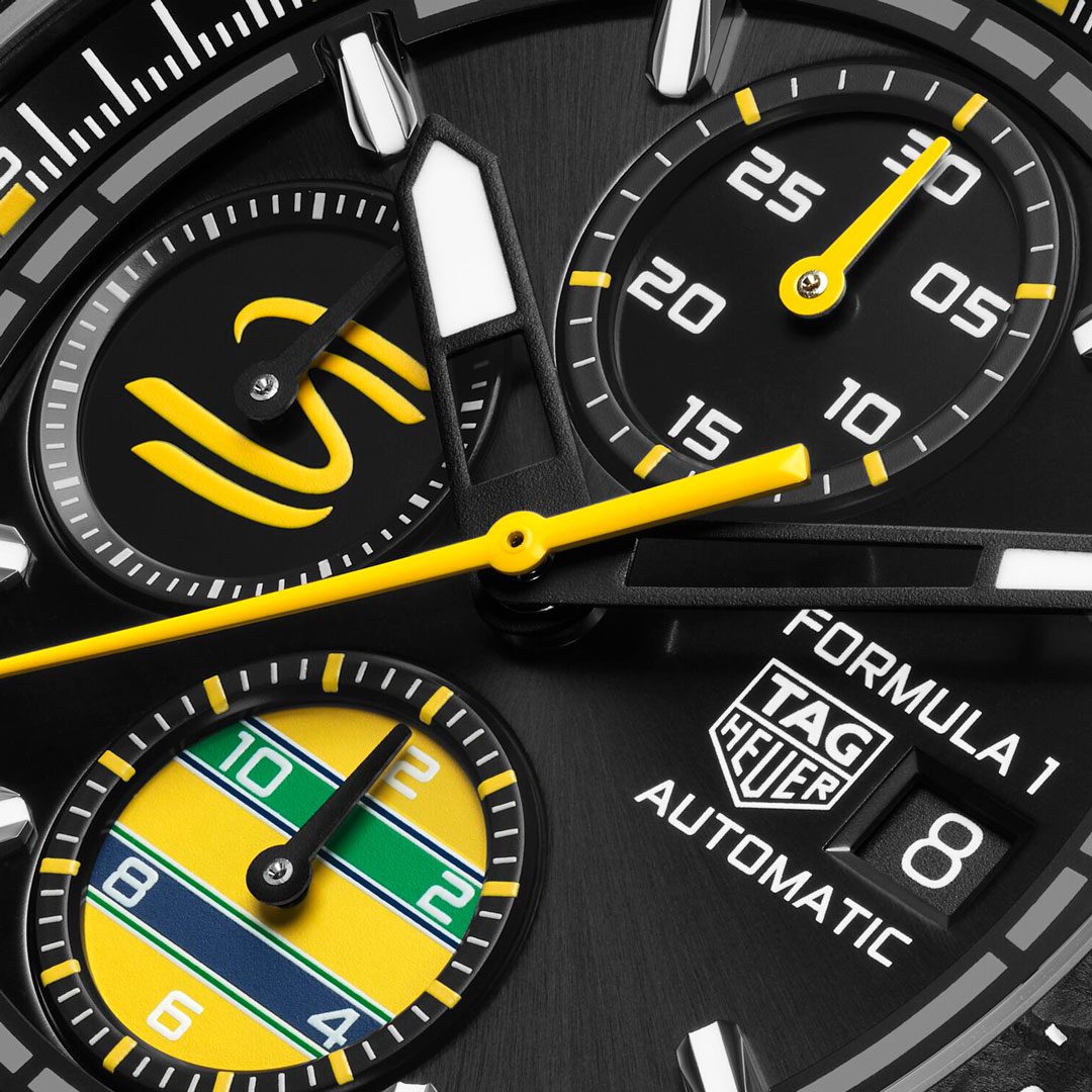 TAG Heuer SPECIAL EDITION Formula 1 Chronograph x Senna 44mm Watch TAG Heuer SPECIAL EDITION Formula 1 Chronograph x Senna 44mm Watch